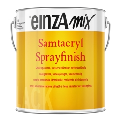 einzA mix Samtacryl Sprayfinish - Mischbasis für Farbmischanlage