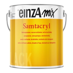 einzA mix Samtacryl Metallic - Mischbasis für Farbmischanlage