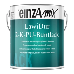 einzA mix LawiDur 2K PU-Buntlack hochglänzend - Mischbasis für Farbmischanlage