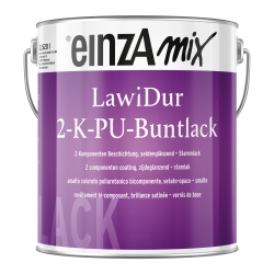 einzA mix LawiDur 2K PU-Buntlack seidenglänzend - Mischbasis für Farbmischanlage