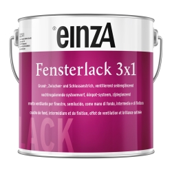 einzA Fensterlack 3x1 - seidenglänzend