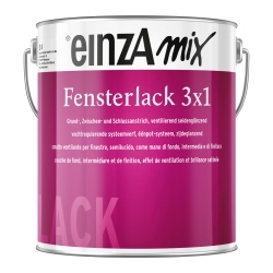 einzA mix Fensterlack 3x1 - Abtönung