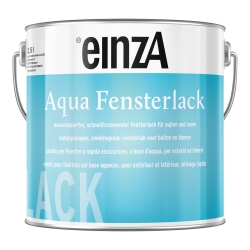 einzA Aqua Fensterlack