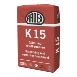 ARDEX K 15 Glätt- und Nivelliermasse