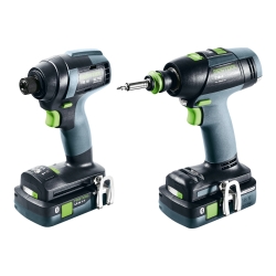 FESTOOL Schrauber- und Bohrer-Set TID 18 HPC 4,0 I-Set T18