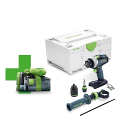 FESTOOL Akku-Bohrschrauber QUADRIVE TDC 18/4 mit gratis Akku