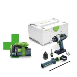 FESTOOL Akku-Schlagbohrschrauber QUADRIVE TPC 18/4 inkl. gratis Akku