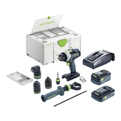 FESTOOL Akku-Schlagbohrschrauber QUADRIVE TPC 18/4 mit SYS3 DF