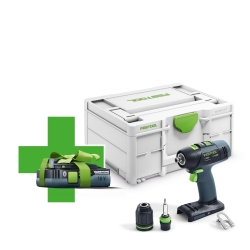 FESTOOL Akku-Bohrschrauber T 18+3 mit gratis Akku