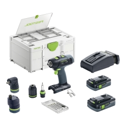 FESTOOL Akku-Bohrschrauber T 18+3 mit SYS3 DF