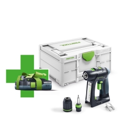 FESTOOL Akku-Bohrschrauber C 18 mit gratis Akku