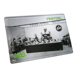 FESTOOL 100 Jahre Blechschild Retro Messestand MES-FT2 100Y