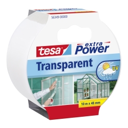 tesa 56349 transparentes Gewebeband extra Power