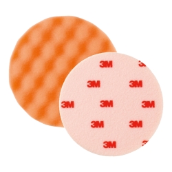 3M Polierpad 850456, orange, genoppt, 133 mm