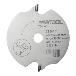 FESTOOL Vorritz-Sägeblatt WOOD FINE CUT SPECIAL DIA 47x2,5x6,35 T2