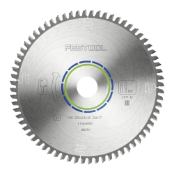 FESTOOL Kreissägeblatt ALUMINIUM/PLASTICS HW 225x2,6x30 TF68