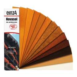 einzA Farbtonfächer Novasol Holz- und Wetterschutz
