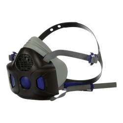 3M HF-800 SD Secure-Click Halbmaske mit Sprechmembran